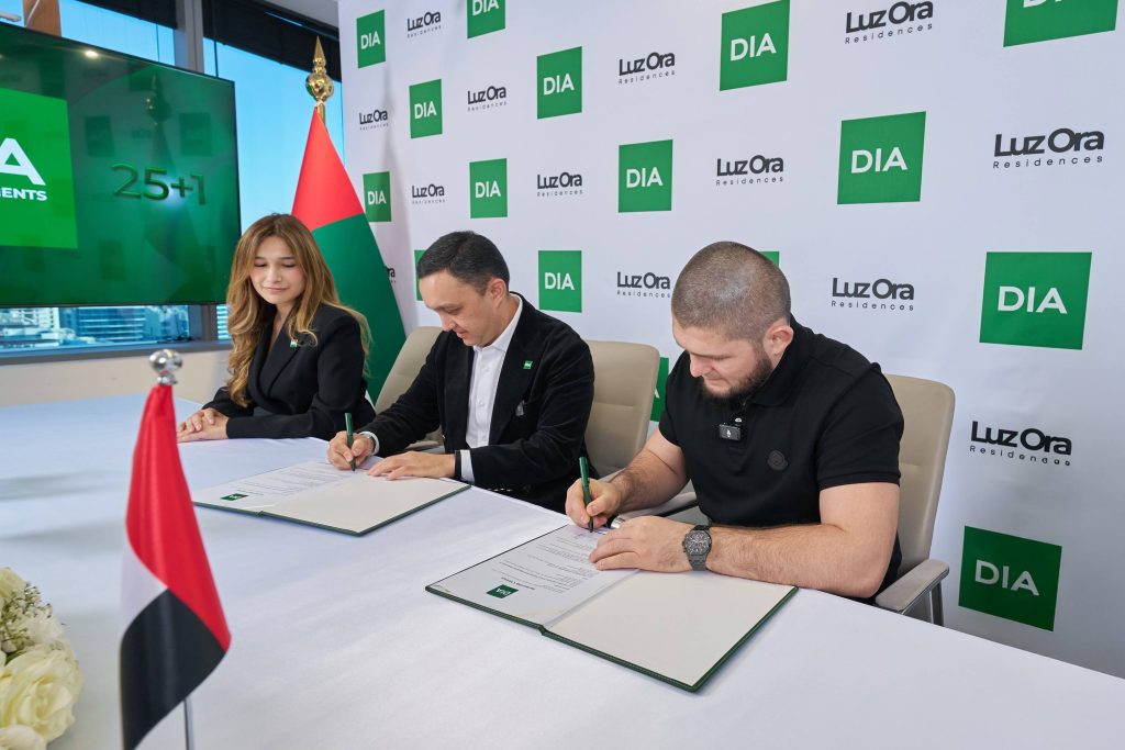 حبيب نورمحمدوف، أسطورة بطولة يو إف سي، يدخل القطاع العقاري في دولة الإمارات عبر شراكة استراتيجية مع دي أي إيه العقارية القابضة