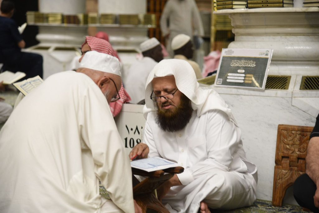 رئاسة الشؤون الدينية بالمسجد الحرام والمسجد النبوي تواصل خدماتها بالمسجد النبوي للحجاج والزوار