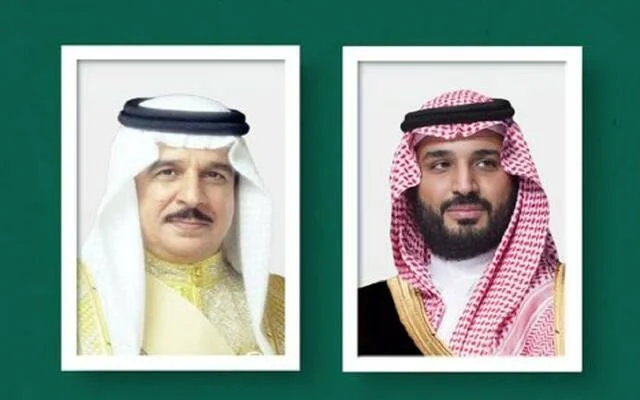 ولي العهد السعودي وملك البحرين يبحثان تطورات الأوضاع الإقليمية