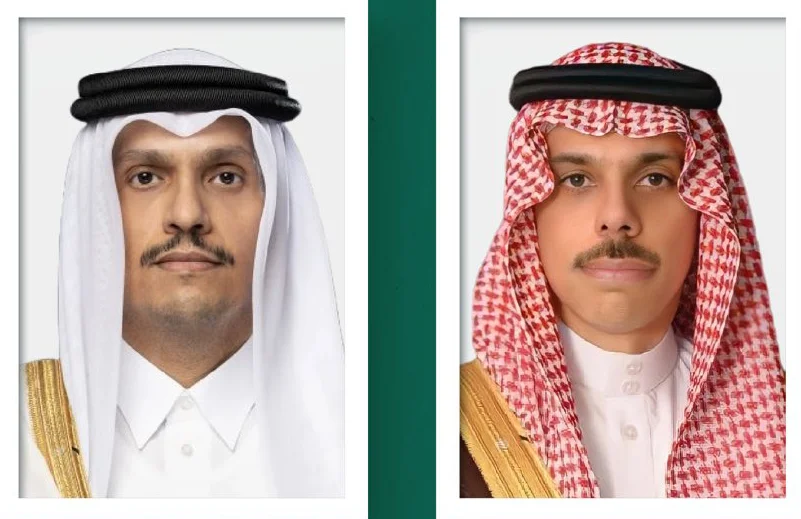وزير الخارجية ونظيره القطري يستعرضان مستجدات جهود الوساطة الدبلوماسية